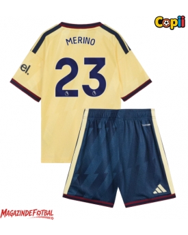 Arsenal Mikel Merino #23 Echipament de Fotbal Replică 2026-27 Copii Treilea (+ Șorturi)